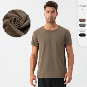 تي شيرت رياضي للرجال -  Woven Knitted Quick Dry Men's Sports