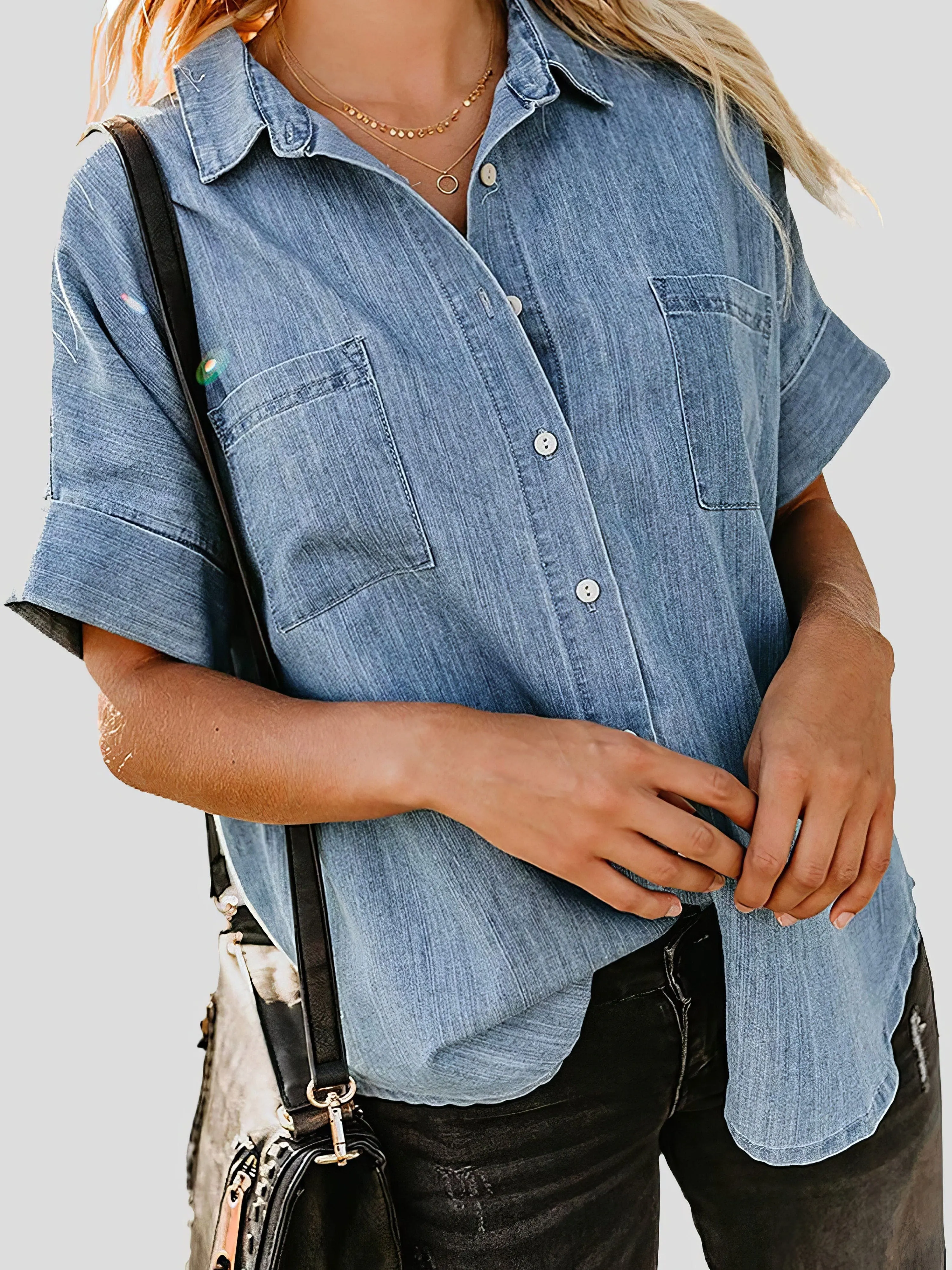 Blue Jean Shirt