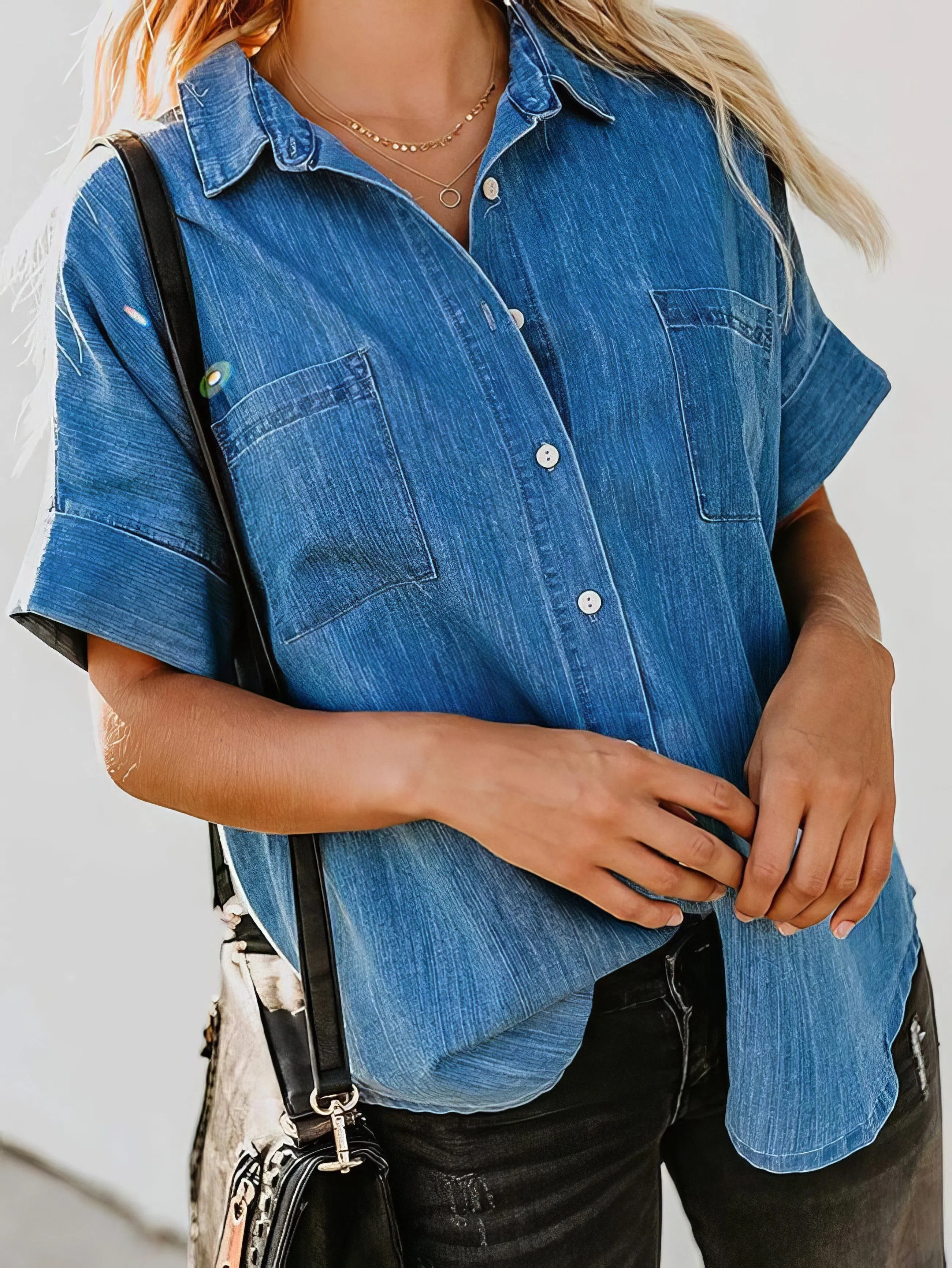 Blue Jean Shirt
