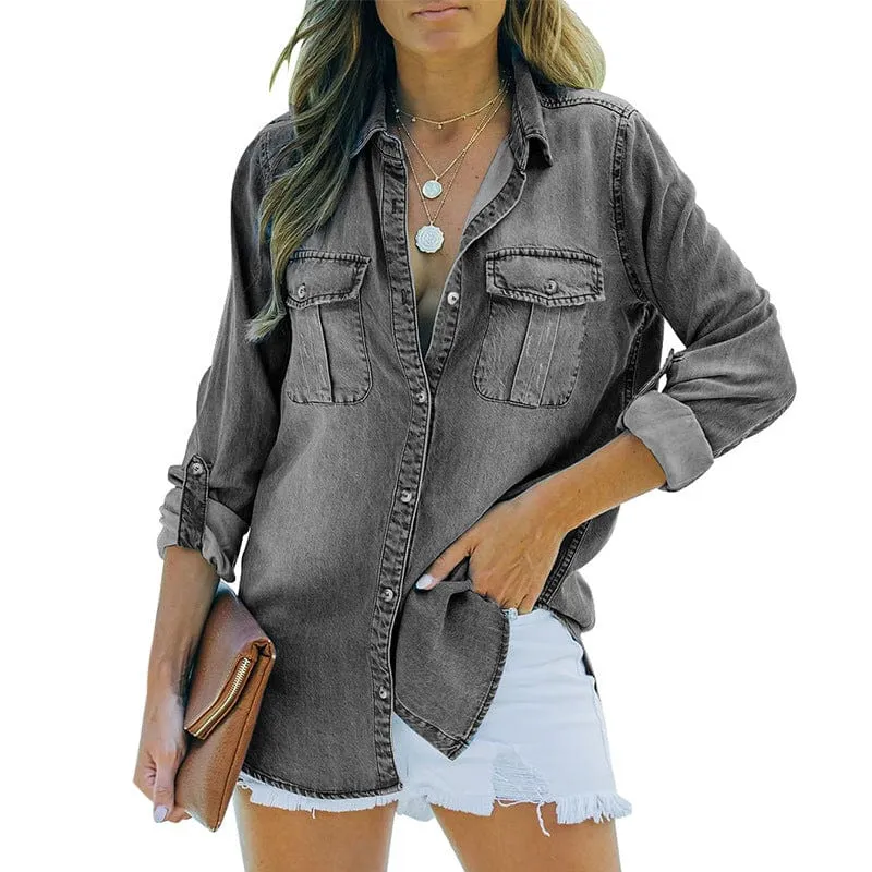 Blue Jean Shirt