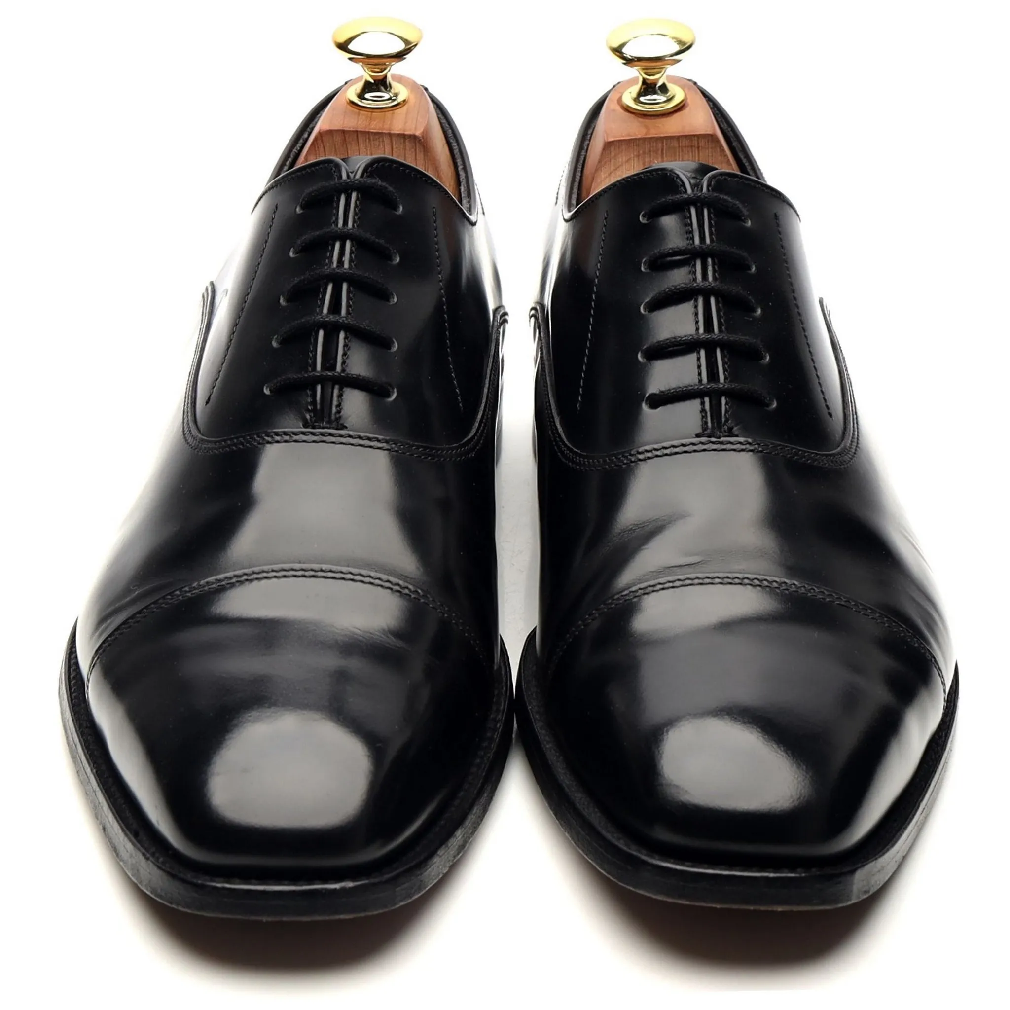 'Cagney' Black Leather Oxford UK 8 F