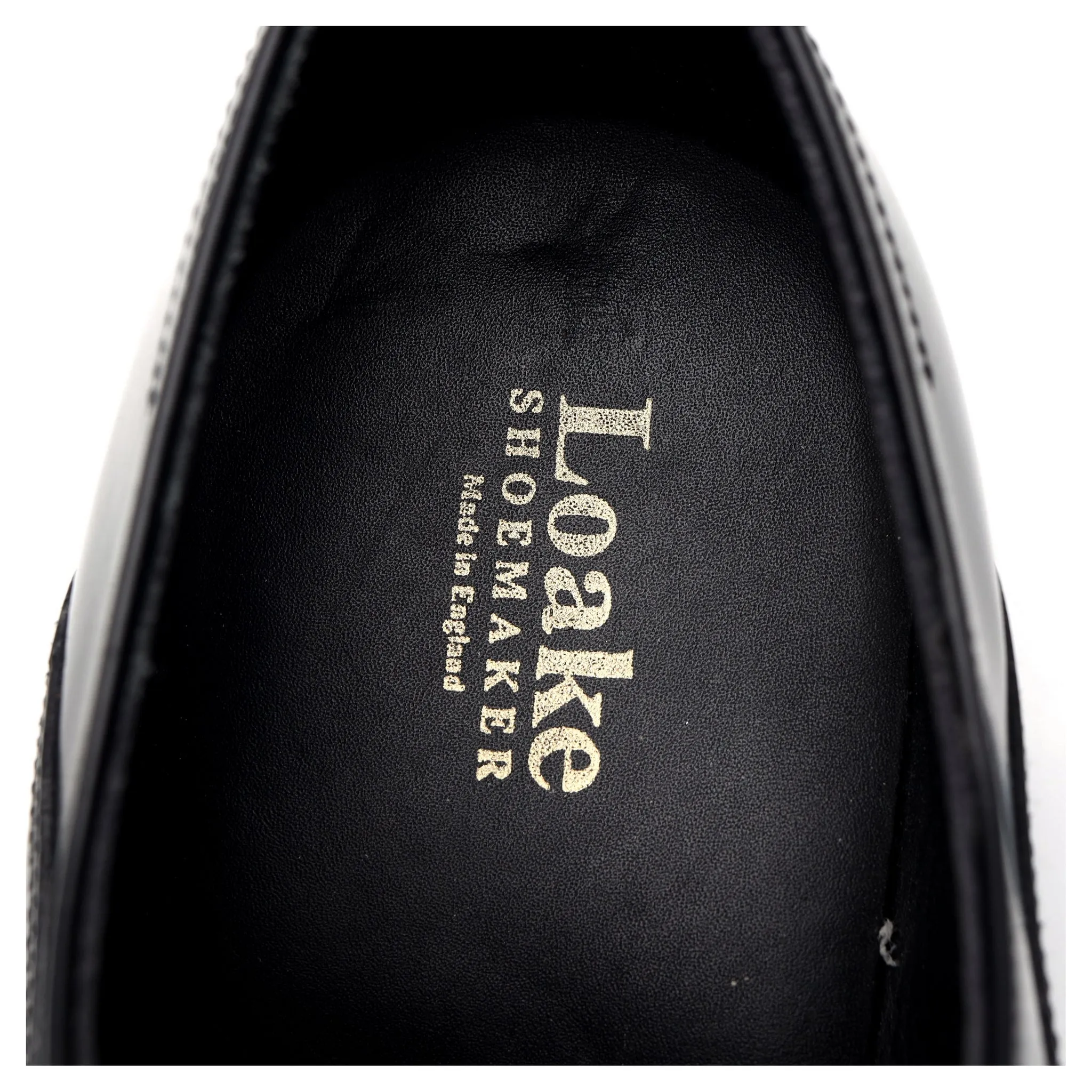 'Cagney' Black Leather Oxford UK 8 F