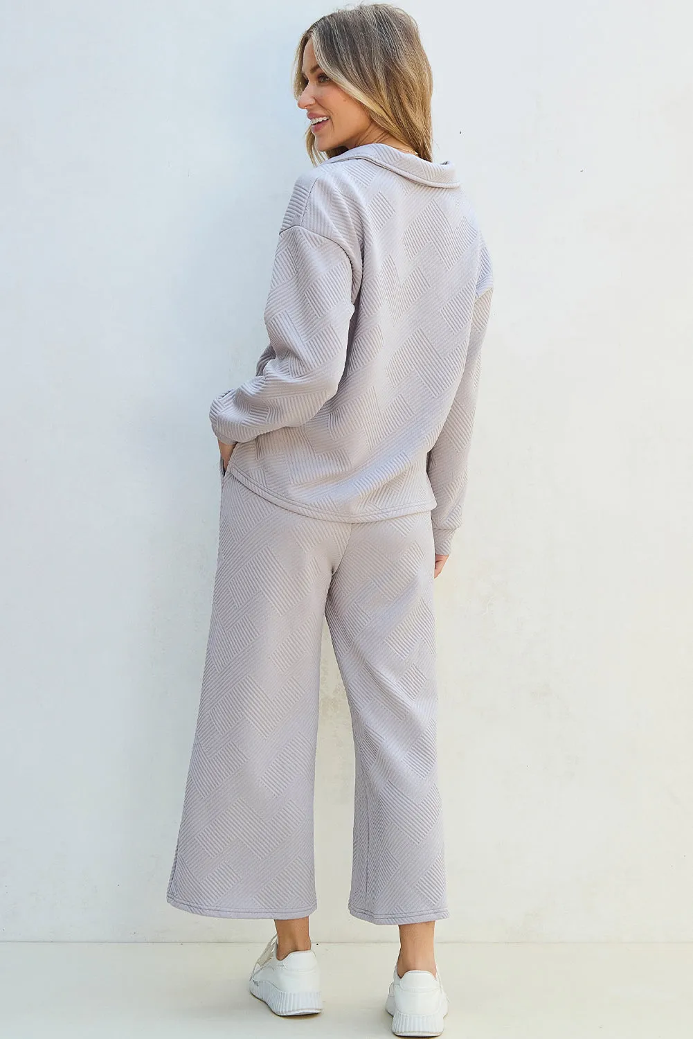 Casual Knitted Two-Piece Set