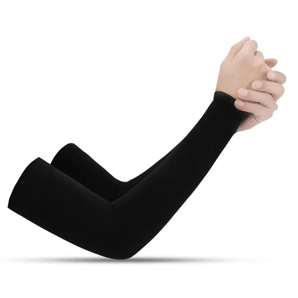 Cooling Ice Silk Arm Sleeves - UV Protection for Sports