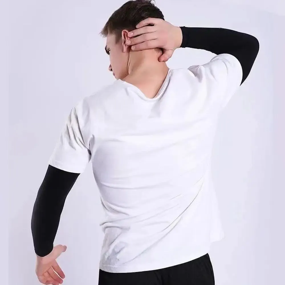 Cooling Ice Silk Arm Sleeves - UV Protection for Sports