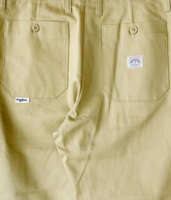 DESCENDANT/BOULE COTTON TWILL TROUSERS OG (KhaKee)