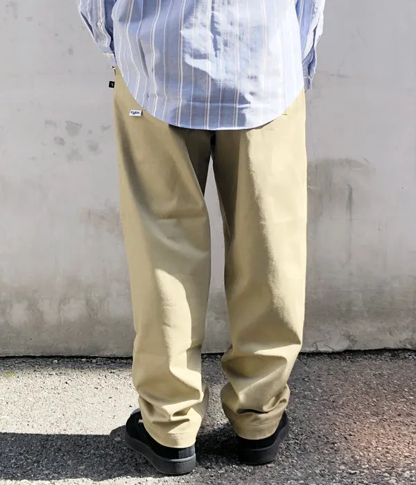 DESCENDANT/BOULE COTTON TWILL TROUSERS OG (KhaKee)