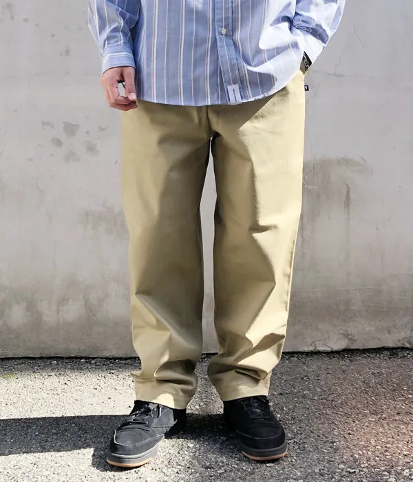 DESCENDANT/BOULE COTTON TWILL TROUSERS OG (KhaKee)