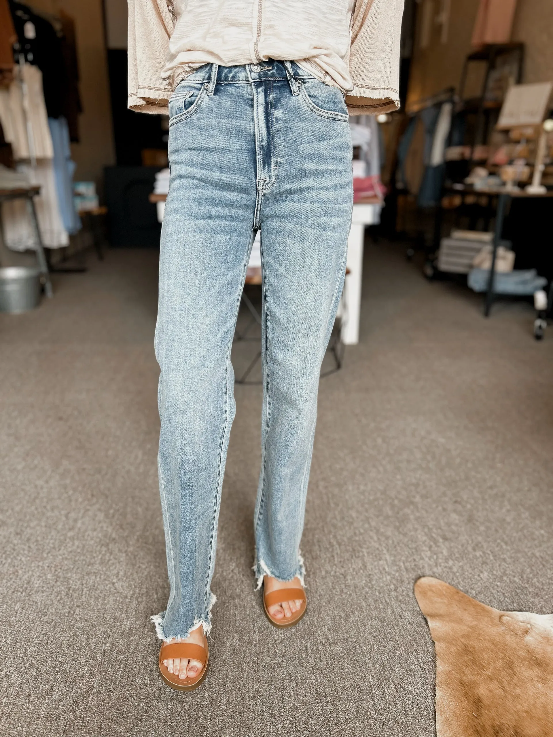 Ella Medium Washed Hidden Denim