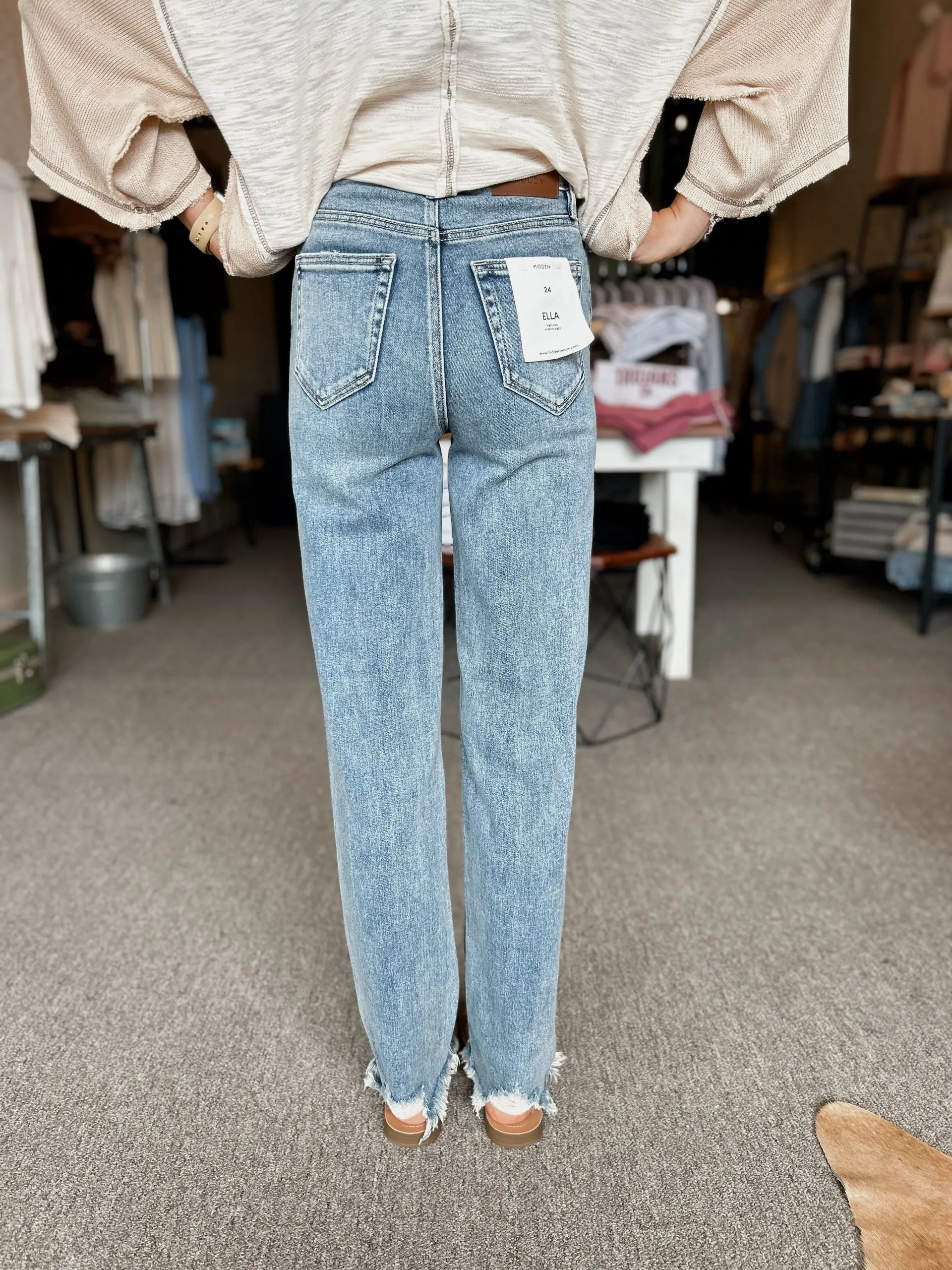 Ella Medium Washed Hidden Denim