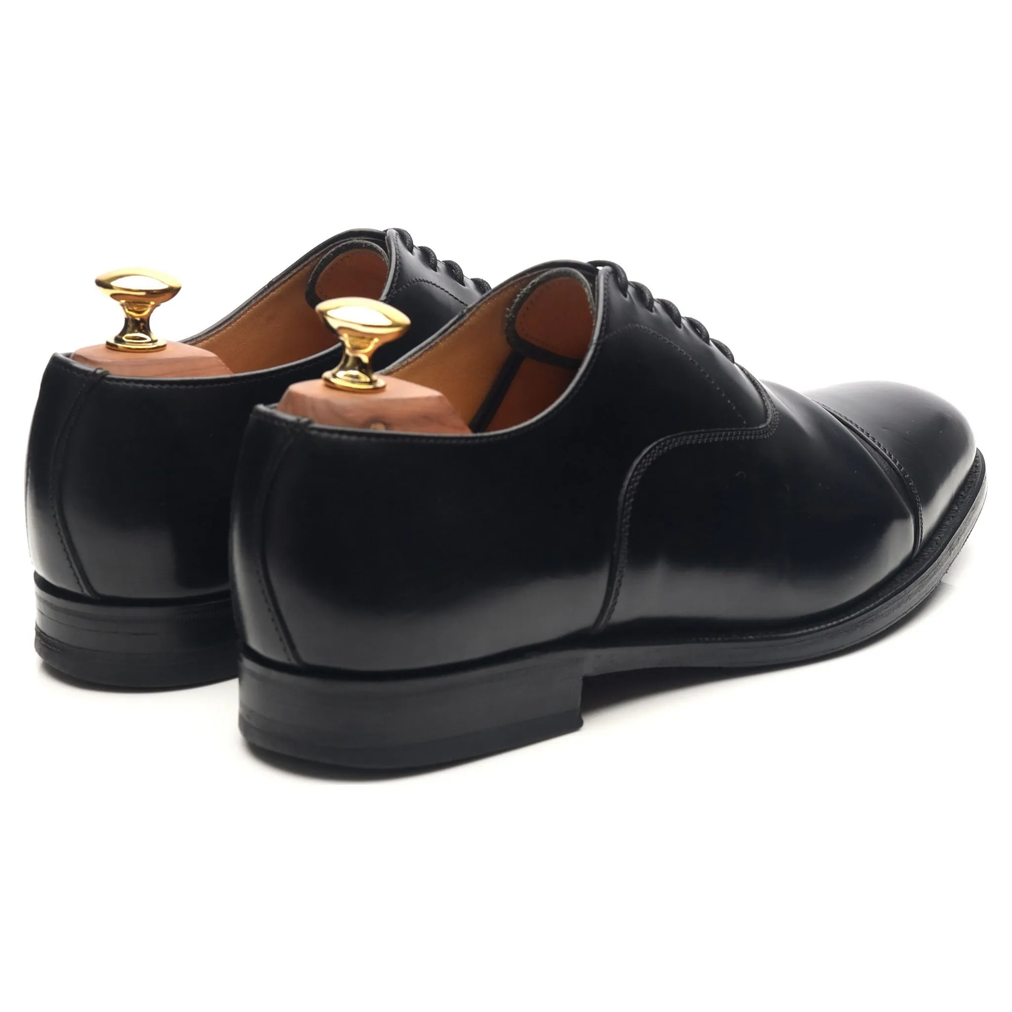 'Epsom' Black Leather Oxford UK 6.5 F