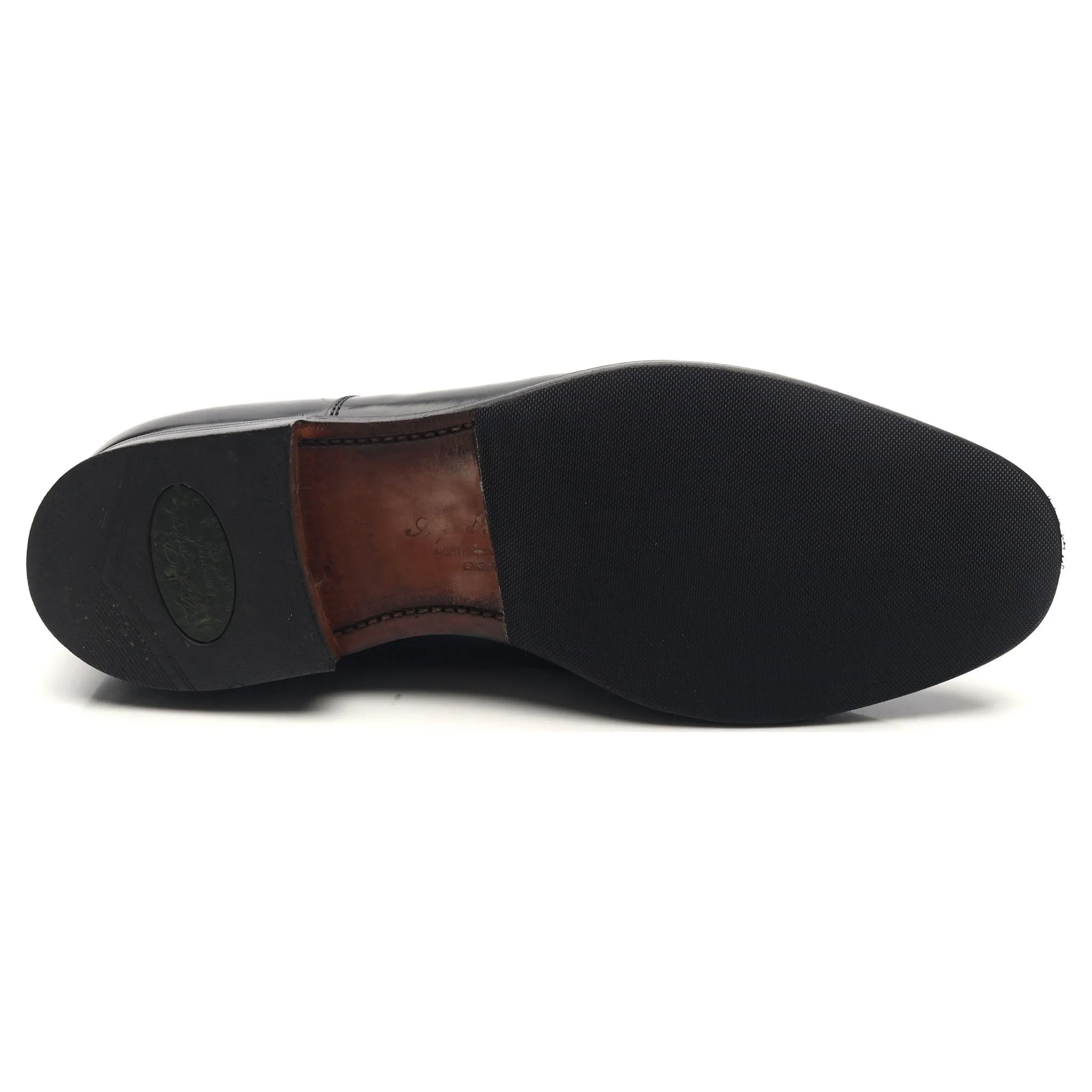 'Epsom' Black Leather Oxford UK 6.5 F