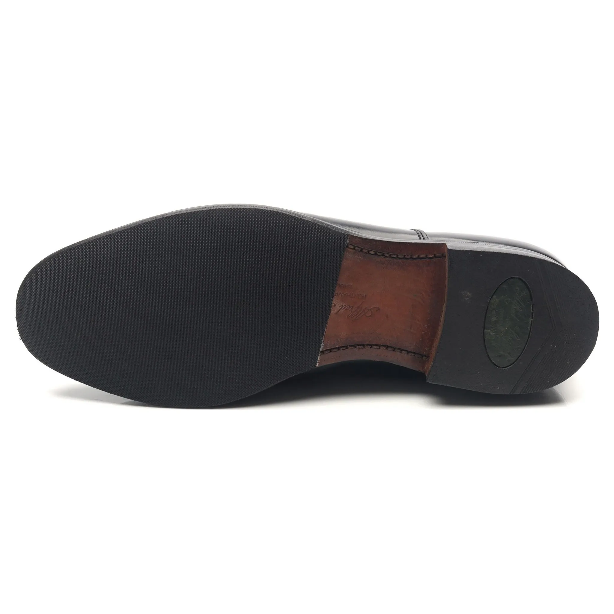 'Epsom' Black Leather Oxford UK 6.5 F