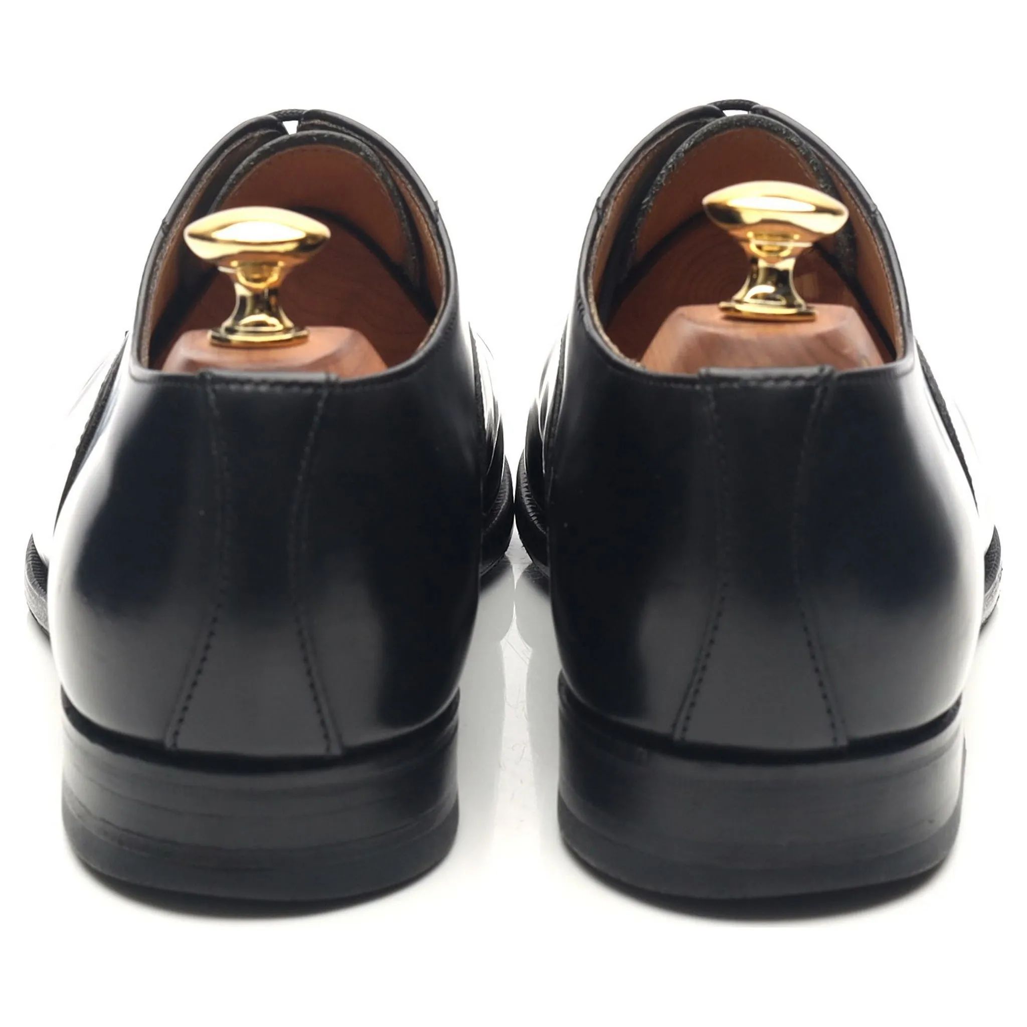 'Epsom' Black Leather Oxford UK 6.5 F