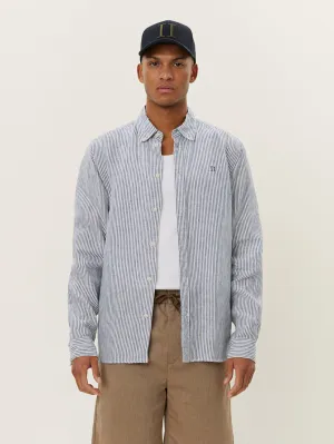 Kristian Linen Shirt - Blueprint