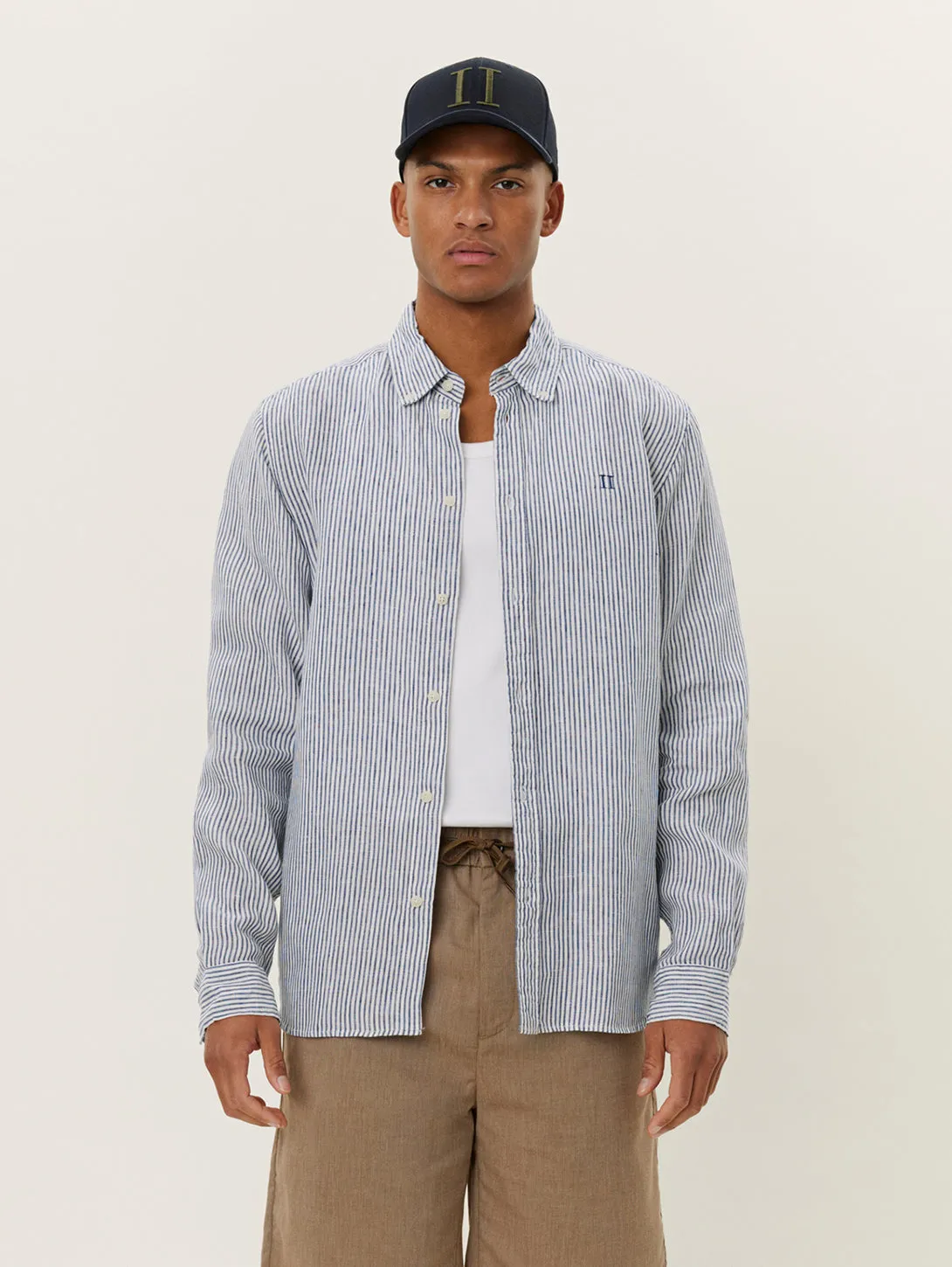 Kristian Linen Shirt - Blueprint