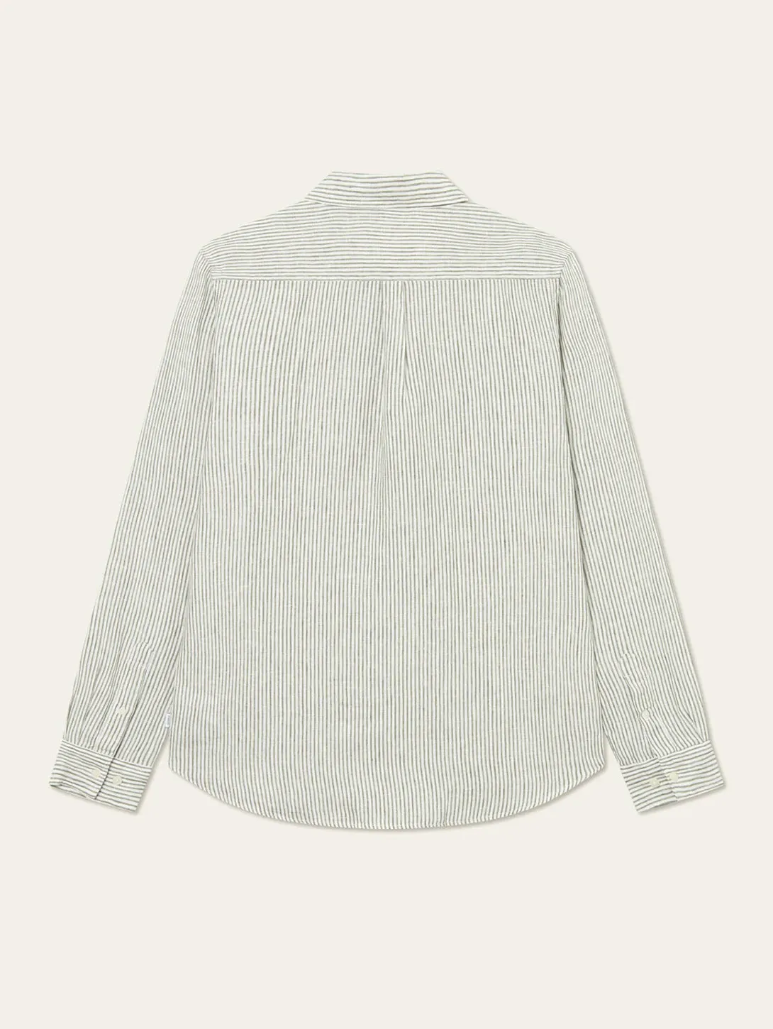 Kristian Linen Shirt - Lichen Green