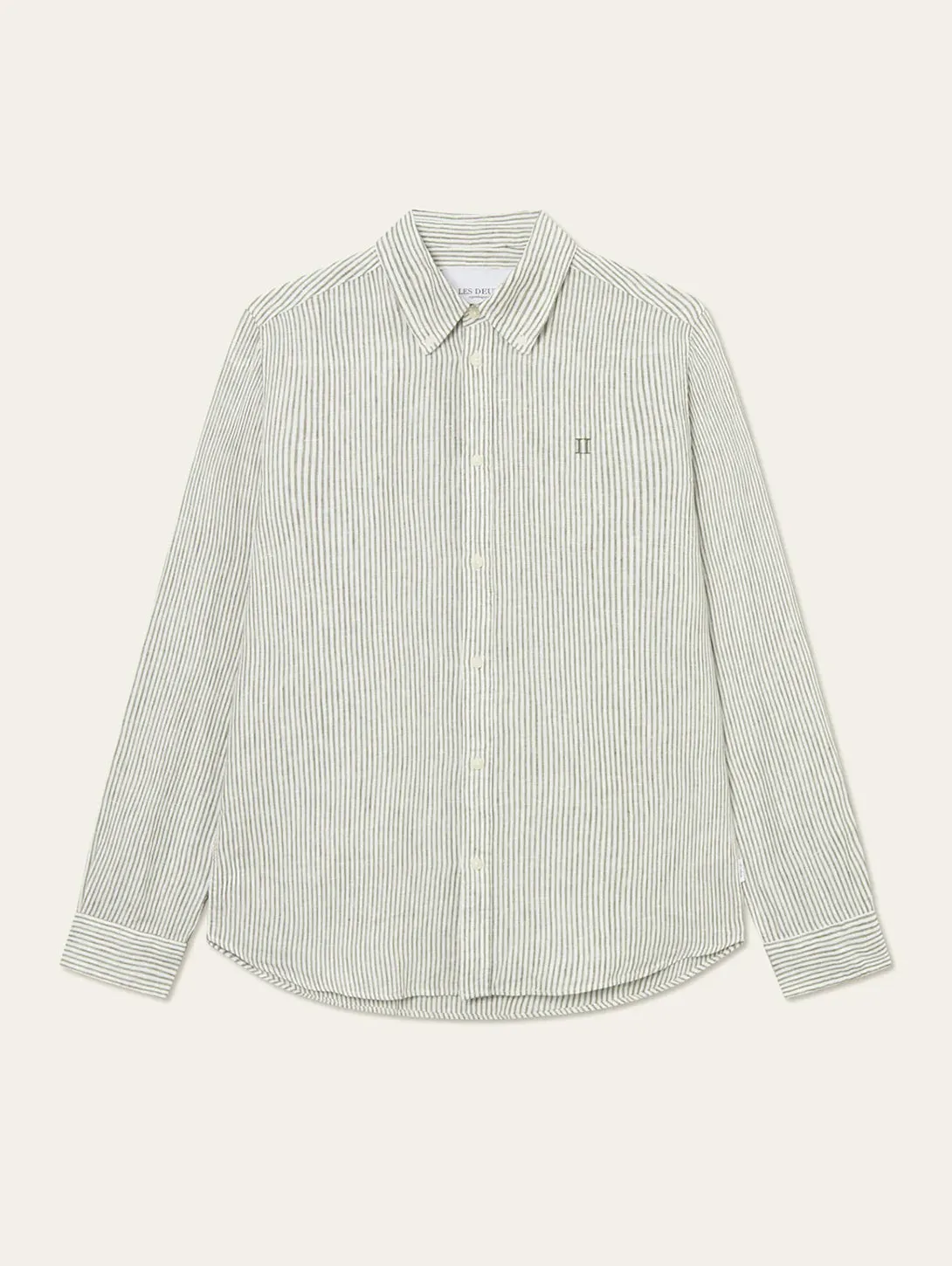 Kristian Linen Shirt - Lichen Green