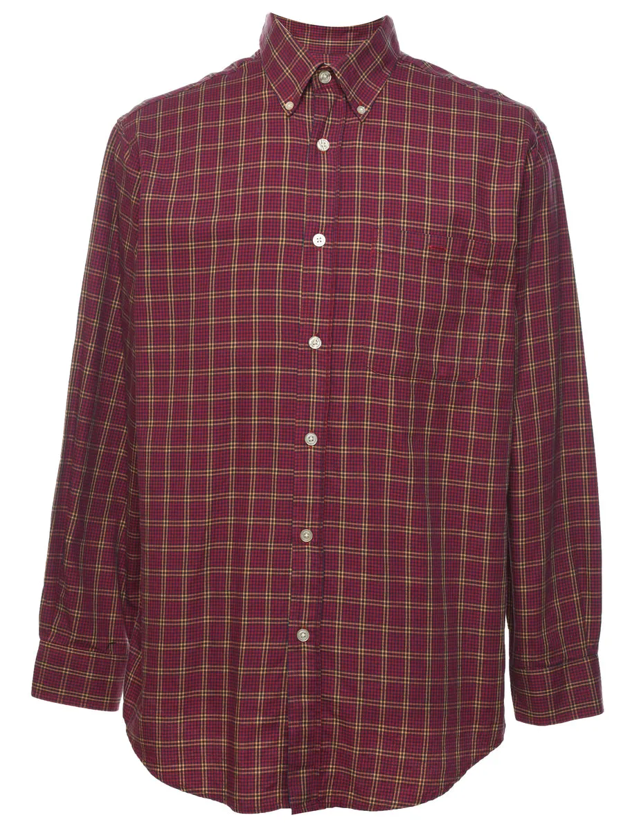 Orvis Red Checked Shirt - M
