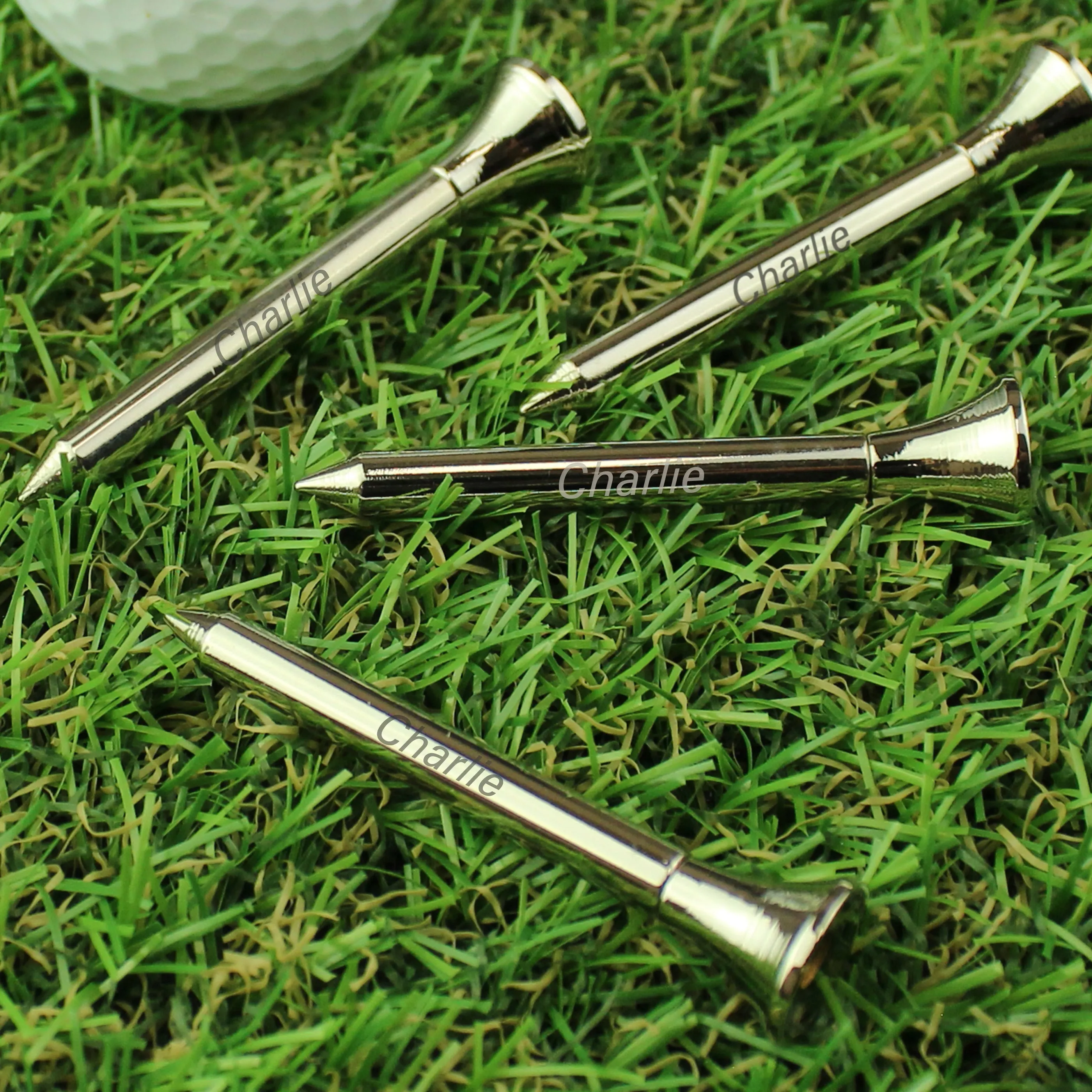 Personalised Pack Of 4 Golf Tees