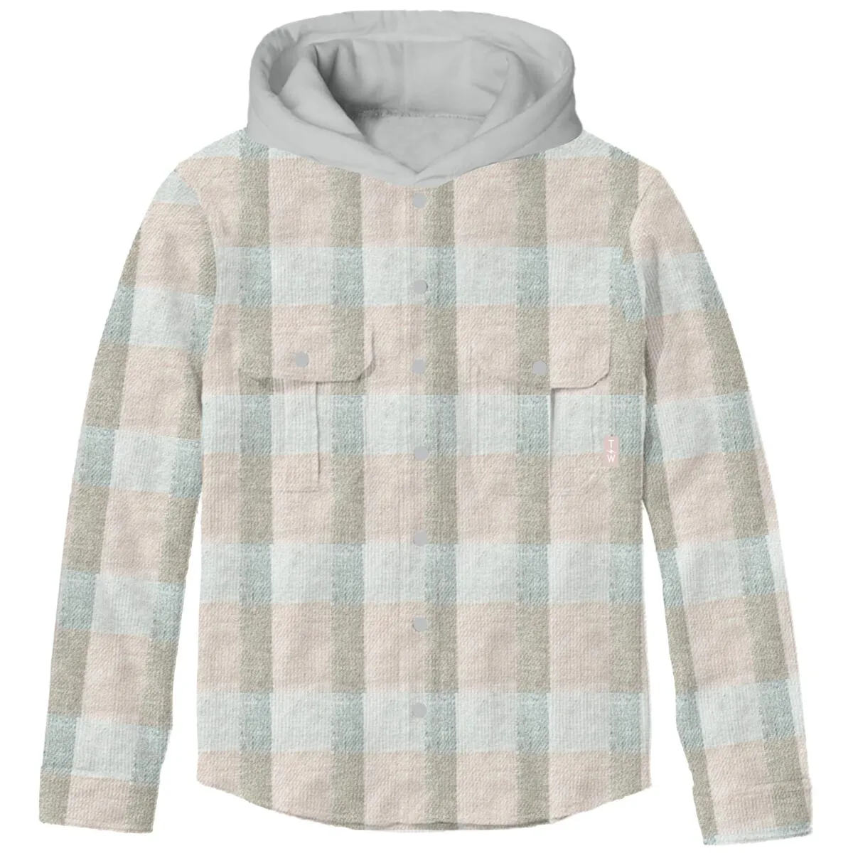 Pink Hooded Flannel