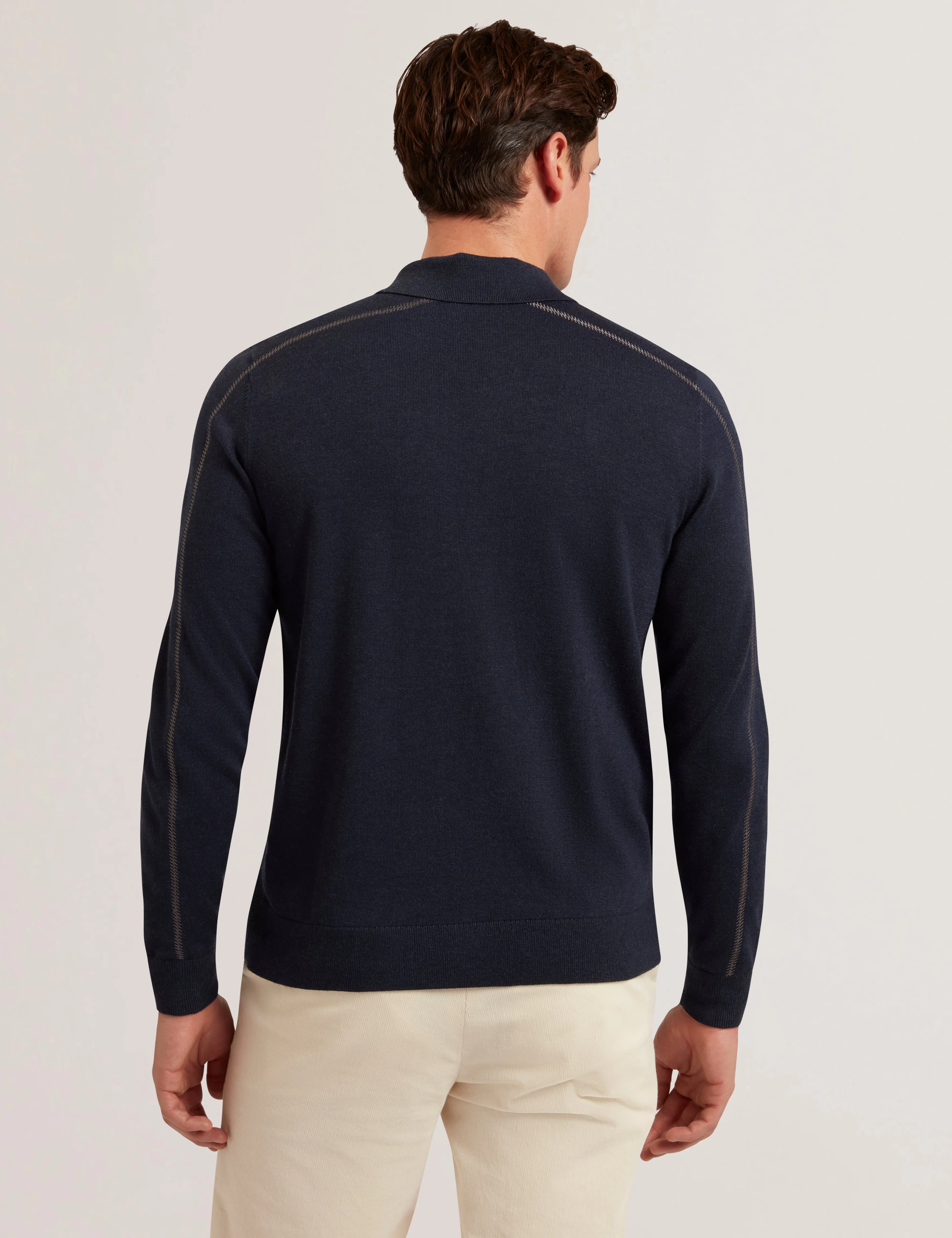 Ritar Regular Embroidered Shirt Navy