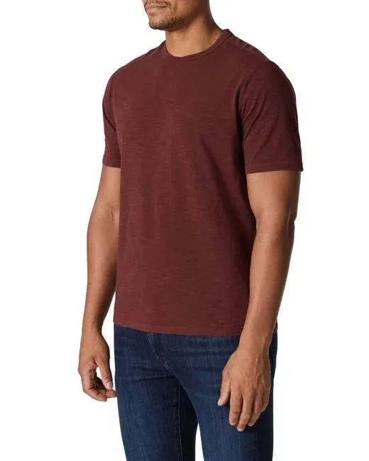 SLUB CREW NECK T- SHIRT
