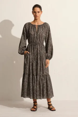 Voluminous Crew Dress Jasmine Cocoa
