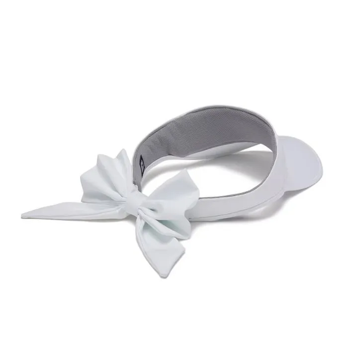 Womens Ear Curved Ribbon Adjustable Visor