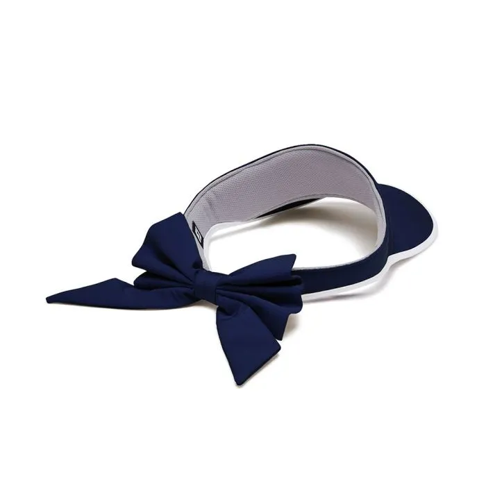 Womens Ear Curved Ribbon Adjustable Visor